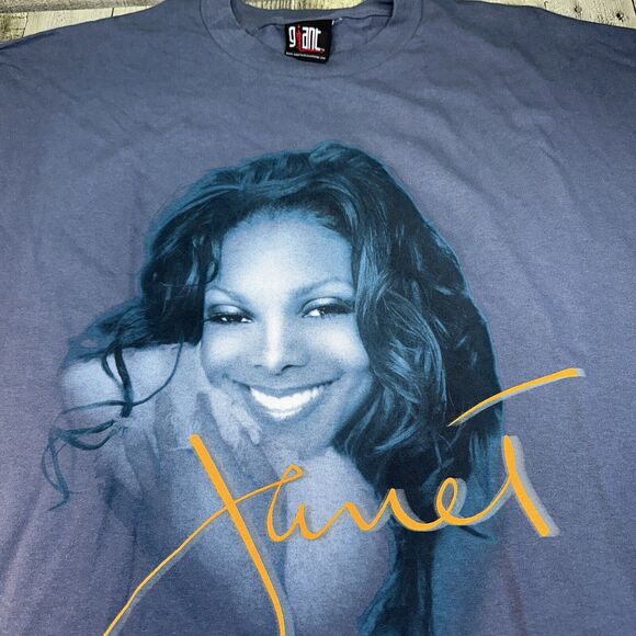Vintage Janet Jackson Y2K Concert T-Shirt Giant Tag Extra Large - Picture 2 of 13